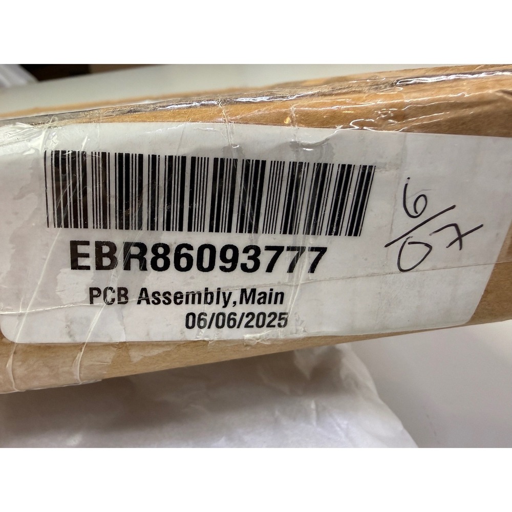 LG EBR86093777 Main PCB Assembly Control Board Genuine OEM New